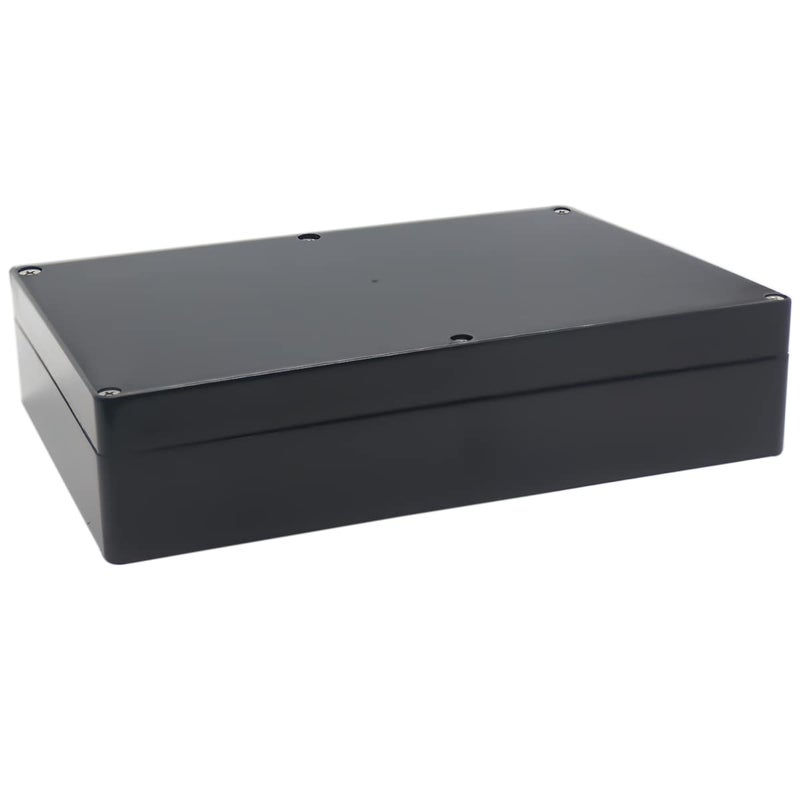 YETLEBOX Watertight Junction Box IP67 Waterproof Project Box Durable ABS Plastic Electronic Enclosure Case for DIY Electrical Project Black 1035 x 717 x 236263 x 182 x 60 mm