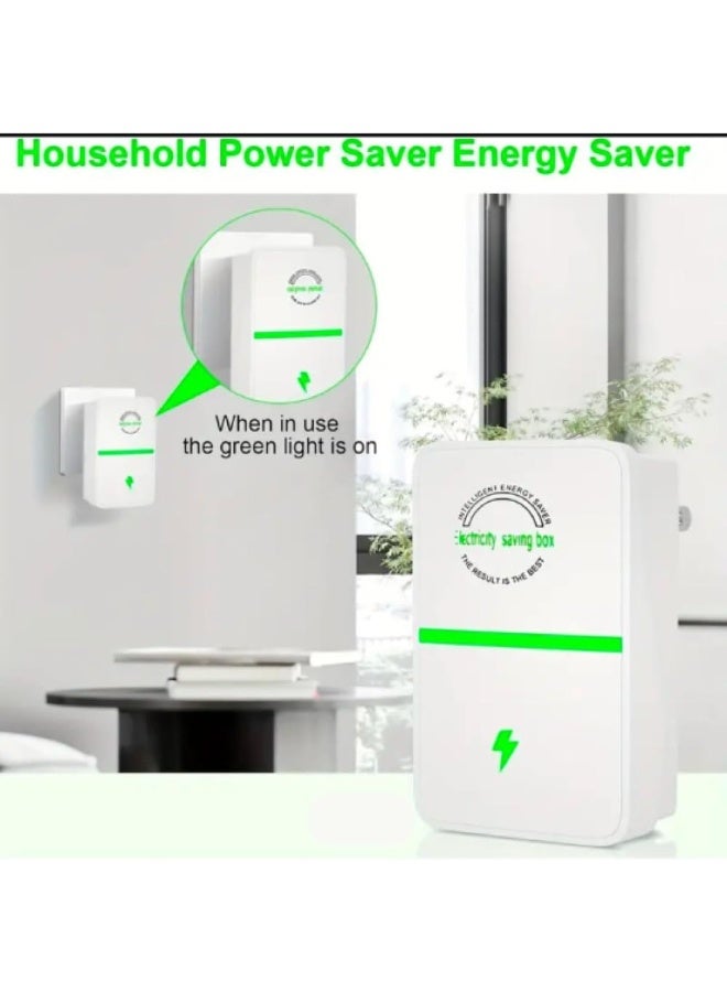 INSIJAM 3PCS High Precision Voltage Stabilizer Reducer Home Use Consumption Saving Power Reducer Frequency Smart Box Saving Box with US Plug - Image 1