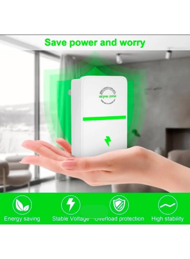 INSIJAM 3PCS High Precision Voltage Stabilizer Reducer Home Use Consumption Saving Power Reducer Frequency Smart Box Saving Box with US Plug - Image 5