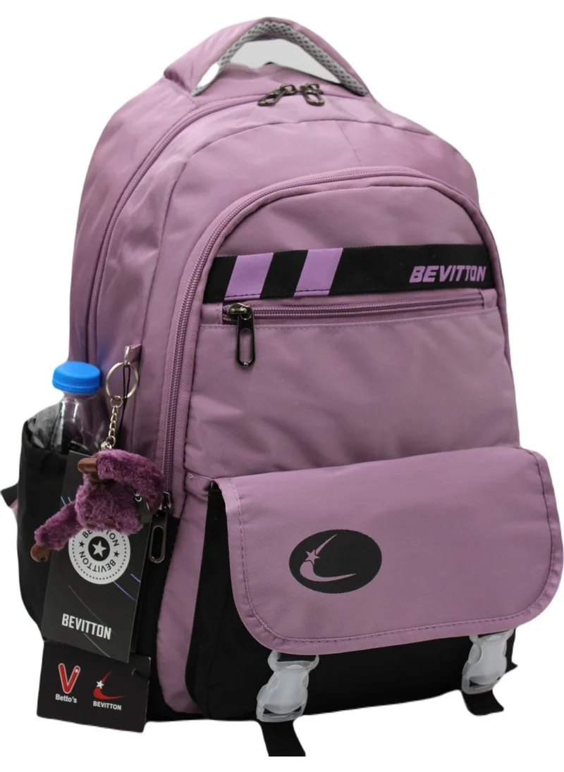Mixx Store Water Repellent Special Fabric Murmur-Black School Backpack 34300