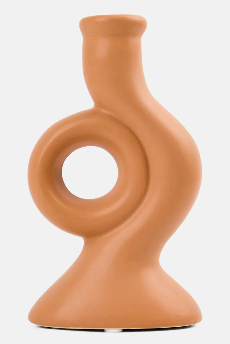 Muy Mucho Ceramic Vase Decor, Tan