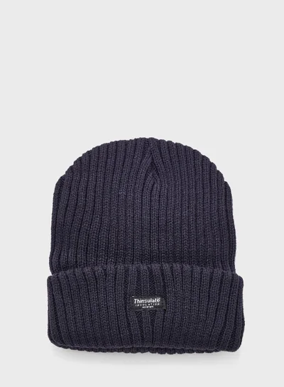 Robert Wood Ribbed Thinsulate Lined Winter Beanie