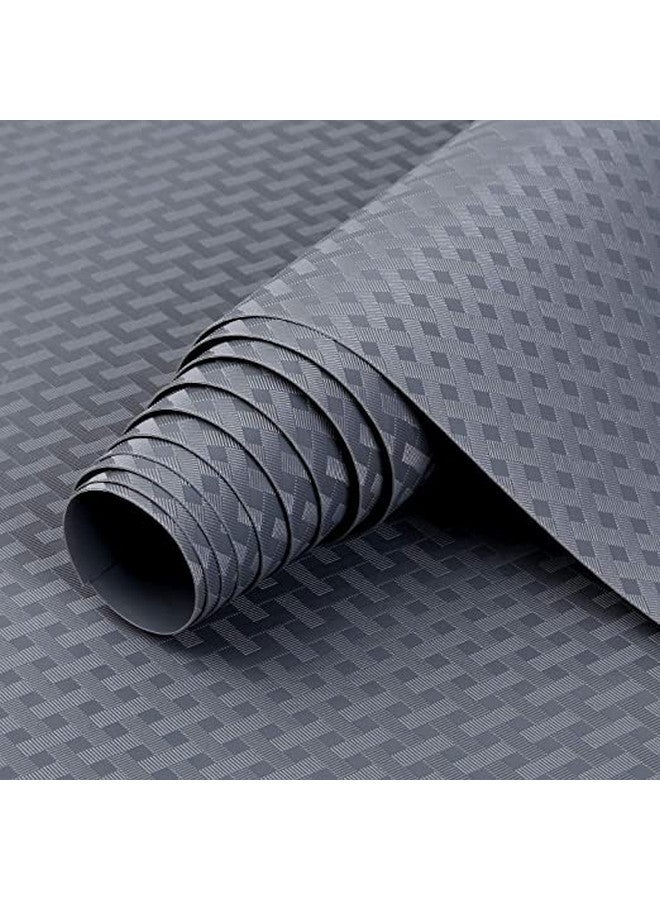 KayJen (45cmX5m) Grey Food Grade EVA Anti Slip MatSheet for Fridge, Kitchen, Drawer, Shelf Liner, Table (Check Pattern, Grey) - Image 1