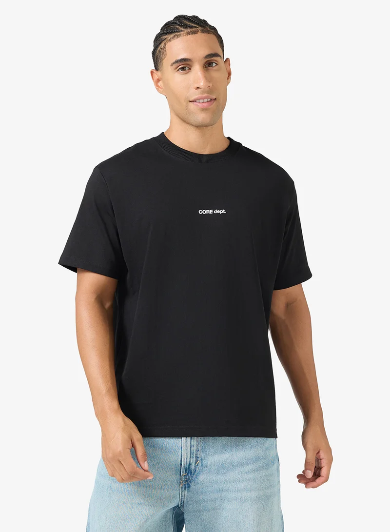 JACK & JONES Printed Crew Neck T-Shirt
