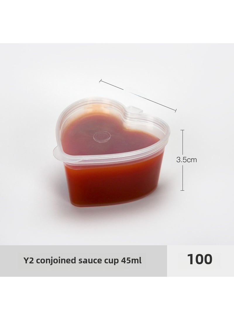 Disposable Sauce Cups with Lids 45ml heart-shaped conjoined 100 - pzsku/Z754734FA7B0DD78F68CEZ/45/_/1734174063/2024d2bf-9f65-4de1-a64c-9445429c4ab9