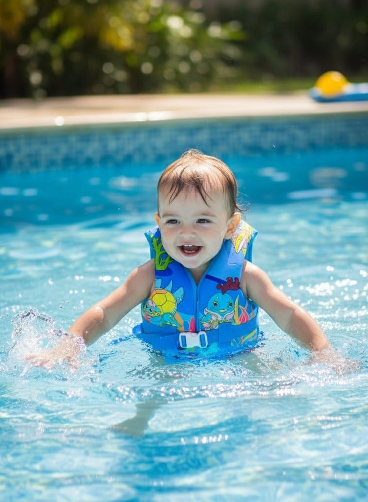 REBENUO Kids Swim Vest, Toddler Swim Vest, Kids Swim Vest for 2-4 Years Old Children for Swimming at the Beach/Pool, X Small Size - Image 5