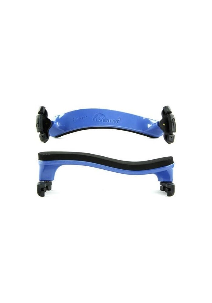 Everest Spring Collection Violin Rest Blue 3/4-1/2 - Image 2