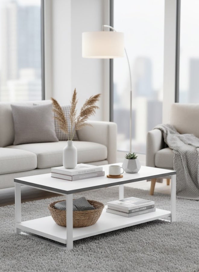 Neo Front Office Coffee Table – Square Centre Table, 120x60x60 cm – TC-030-Big - Image 1