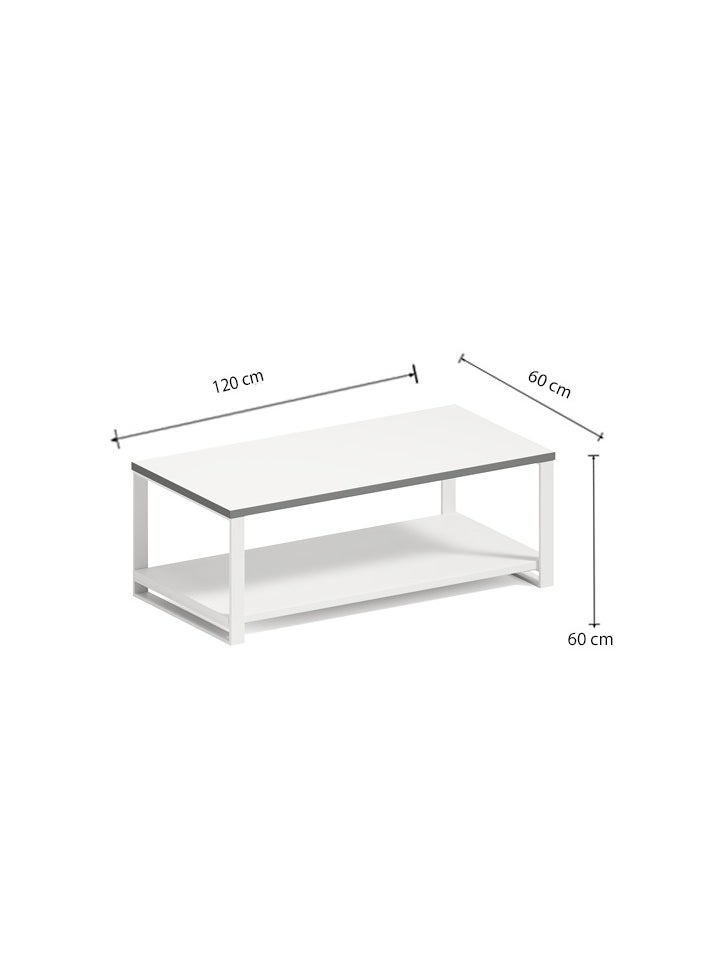 Neo Front Neo Front Office Coffee Table – Square Centre Table, 120x60x60 cm – TC-030-Big  - Image 2