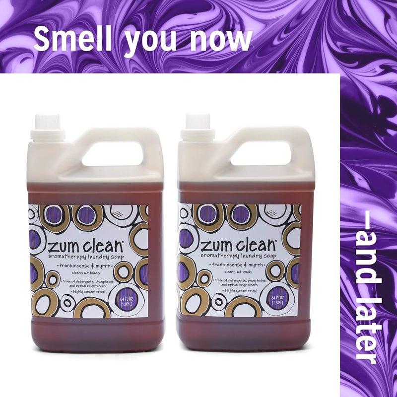 Zum Clean Aromatherapy Laundry Soap - Frankincense & Myrrh - Image 3
