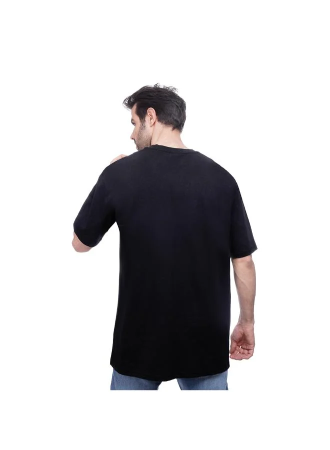 Coup Coup Men Printed Heavy T-Shirt 1000732 M - Black