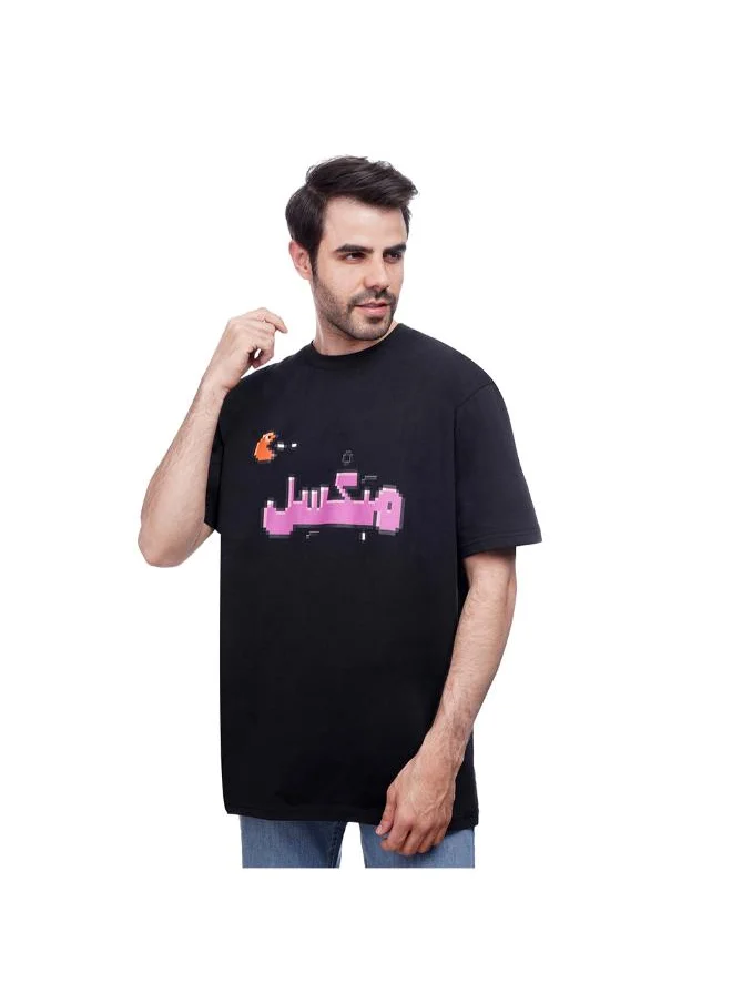 كوب تي شيرت ثقيل بطبعة كوب - 1000732
