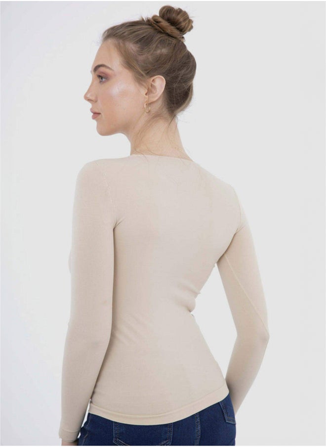 Carina - Microfiber Long Sleeves Top - Image 1
