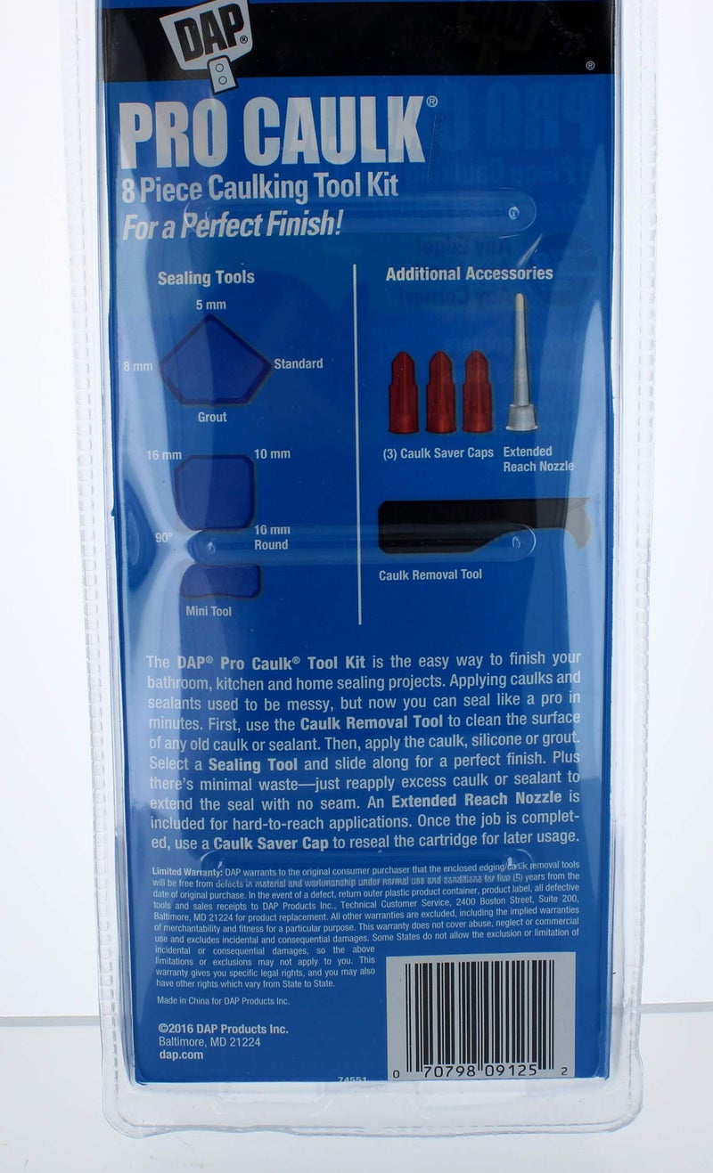 Dap PRO Caulk Black Professional Plastic Caulk Remover Tool 1 pk - Image 2