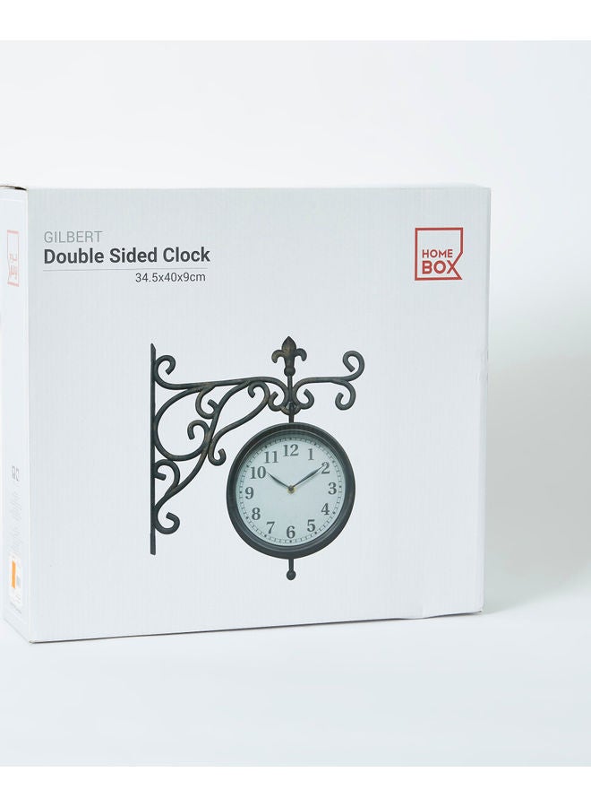 Home Box Gilbert Double Sided Clock  - Image 2