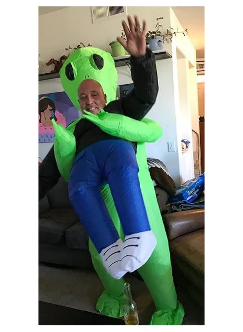 عام **ملابس قابلة للنفخ، ملابس نفخ للمهرجانات، ملابس حفلات التنكرية، ملابس حفلات أنمي قابلة للنفخ للتمثيل للبالغين، تتضمن مجفف شعر، مقاسات 150-190 سم.** - Image 4