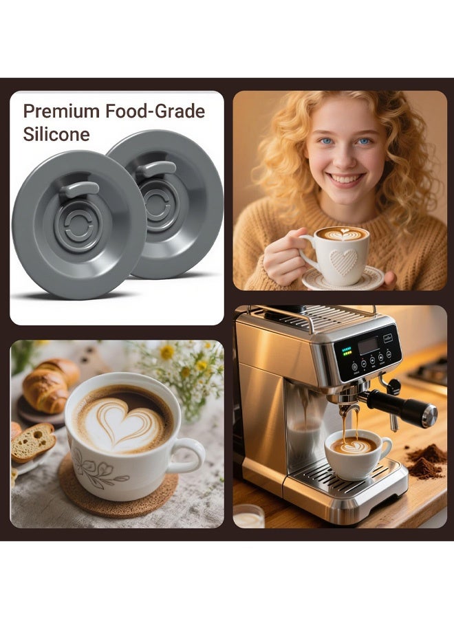 2 Pack 54mm Espresso Backflush Cleaning Disc for Breville Espresso Machines - 54mm Backflush Disc Compatible with Breville BES870XL/ BES878BSS/ BES880/ BES840XL/ BES810BSS - Image 5