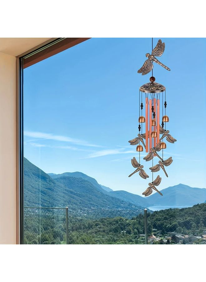 1 PC Dragonfly Wind Chime Decor for Home Garden Patio - Image 1