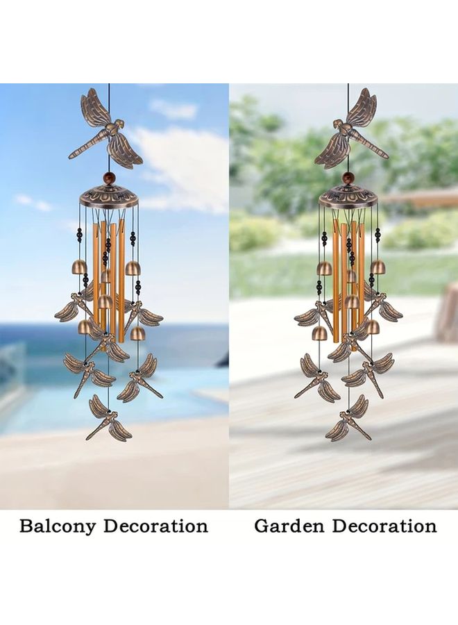 1 PC Dragonfly Wind Chime Decor for Home Garden Patio - Image 2