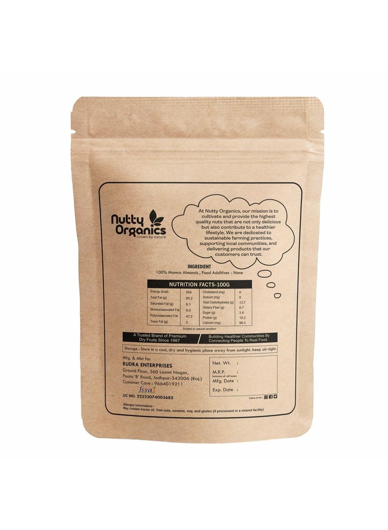 Nutty Almonds Mamra - 250G (Grade A ++ Nuts, Premium, Rich In Oil) Richest Natural Source of Vitamins, Magnesium & Protien | Special Mamra Badam Giri - Image 2