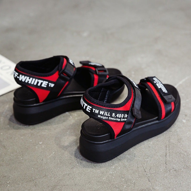 2023 Summer Roman Beach Shoes 2022 Summer New Women's Sports Style Sandals Student Platform Women's Shoes Magic - Image 5