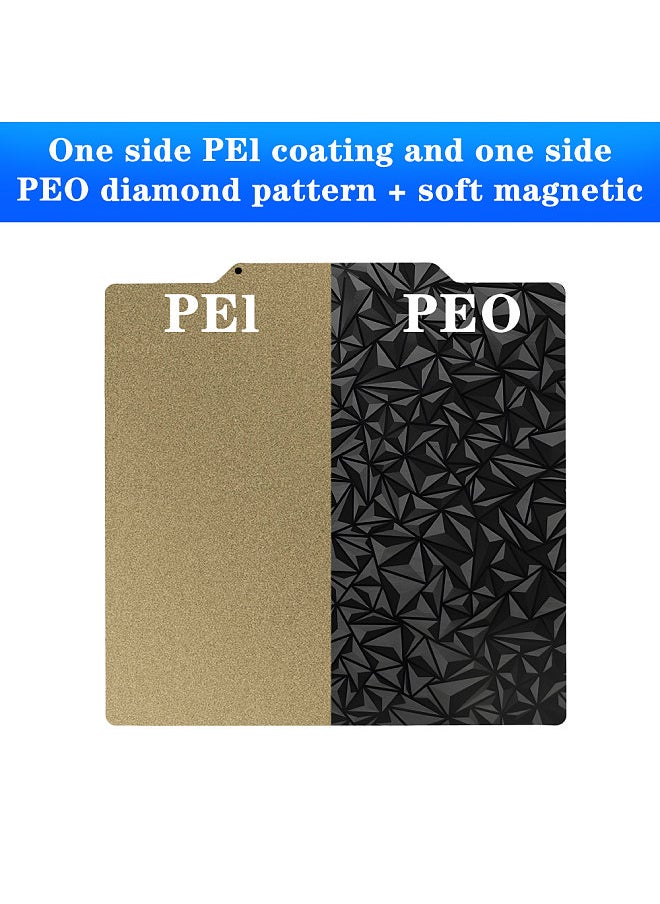 Two Trees 3D Printer Heated Bed Upgrade PEO+PEI Double Side Spring Steel Sheet with Magnetic Base 310x310mm Build Plate  - Image 5