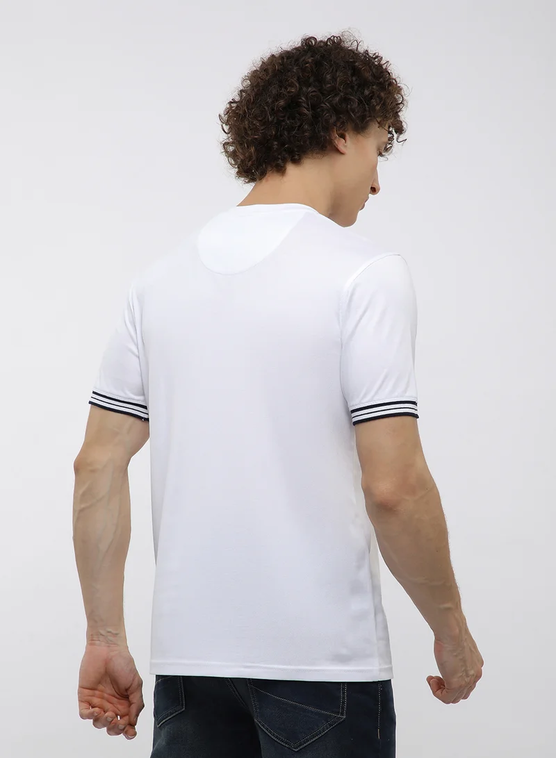 BEVERLY HILLS POLO CLUB Logo Crew Neck T-Shirt