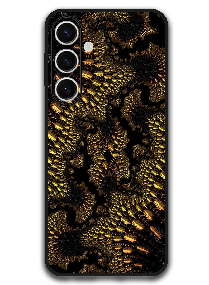 Theodor Protective Case Anti Scratch Shock Proof Bumper Cover For Samsung Galaxy S24 FE fractal_abstraction_sinuous - Image 1