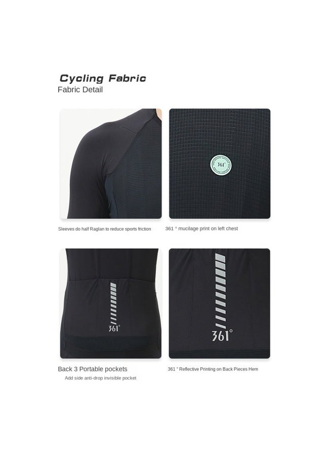 Men's Cycling Jersey - Tight-fitting Short Sleeve T-shirt For Road Biking And Running, Slim-fit Top - Image 5