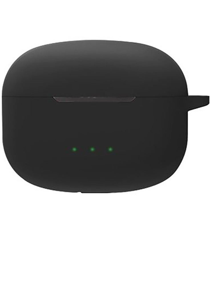 Soft Silicone Shock Proof Protective Case For Oraimo Freepods 3 Earphones - Black