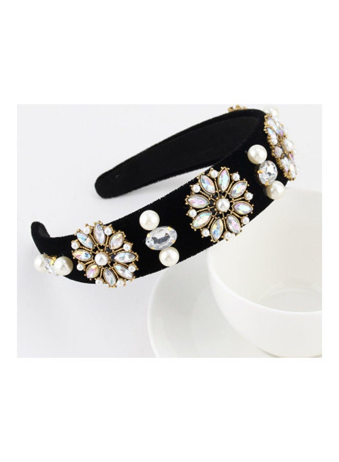 نيبمينينت طوق شعر مزين بلآلئ وفصوص متعدد الألوان 0.1كيه جي