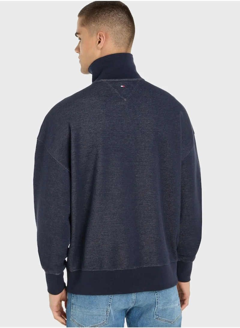 TOMMY HILFIGER Logo Zip Through Sweatshirt