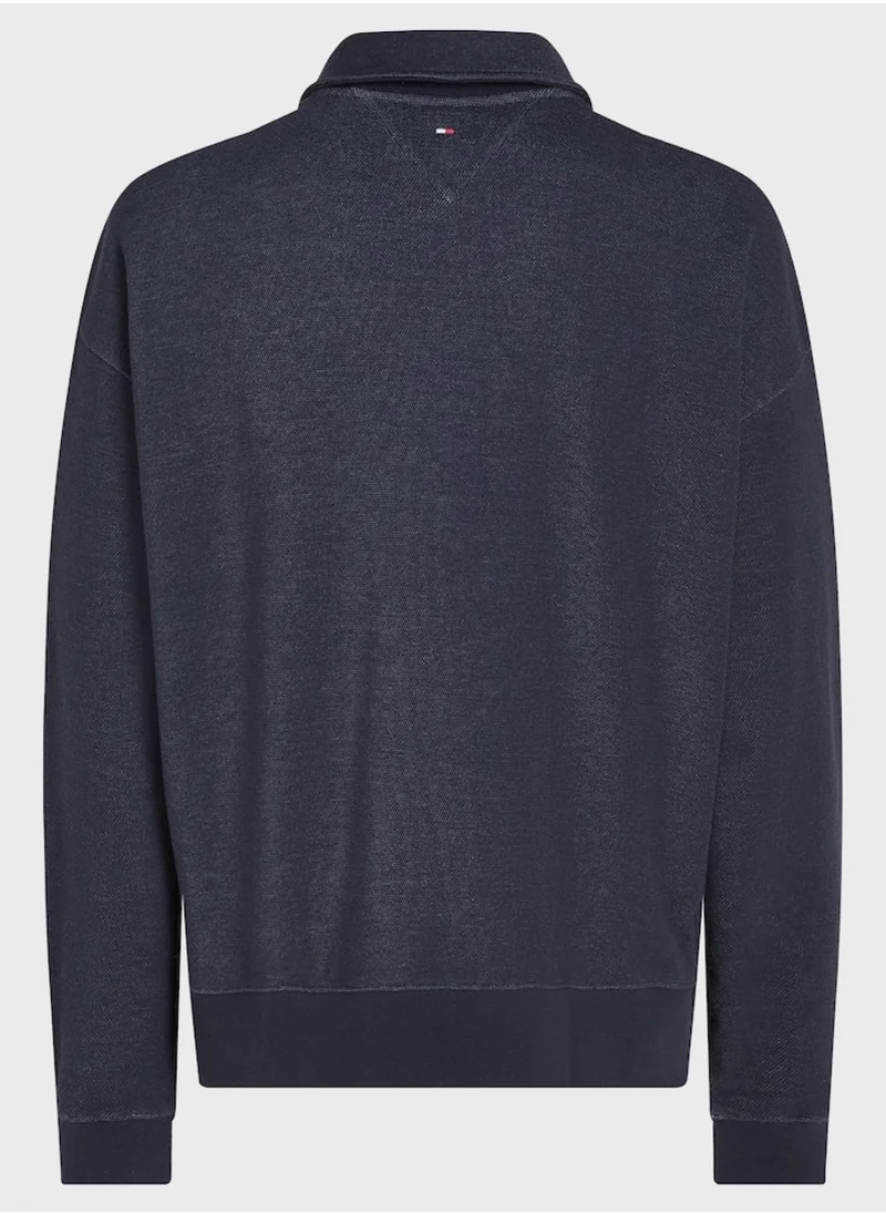 TOMMY HILFIGER Logo Zip Through Sweatshirt