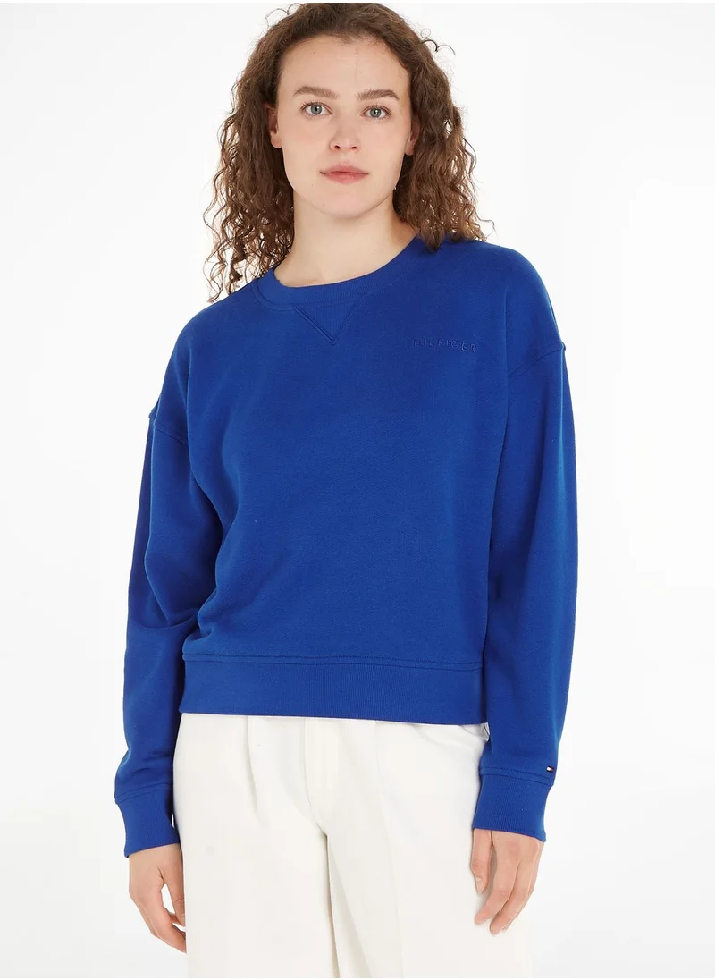 TOMMY HILFIGER Crew Neck Knitted Sweatshirt