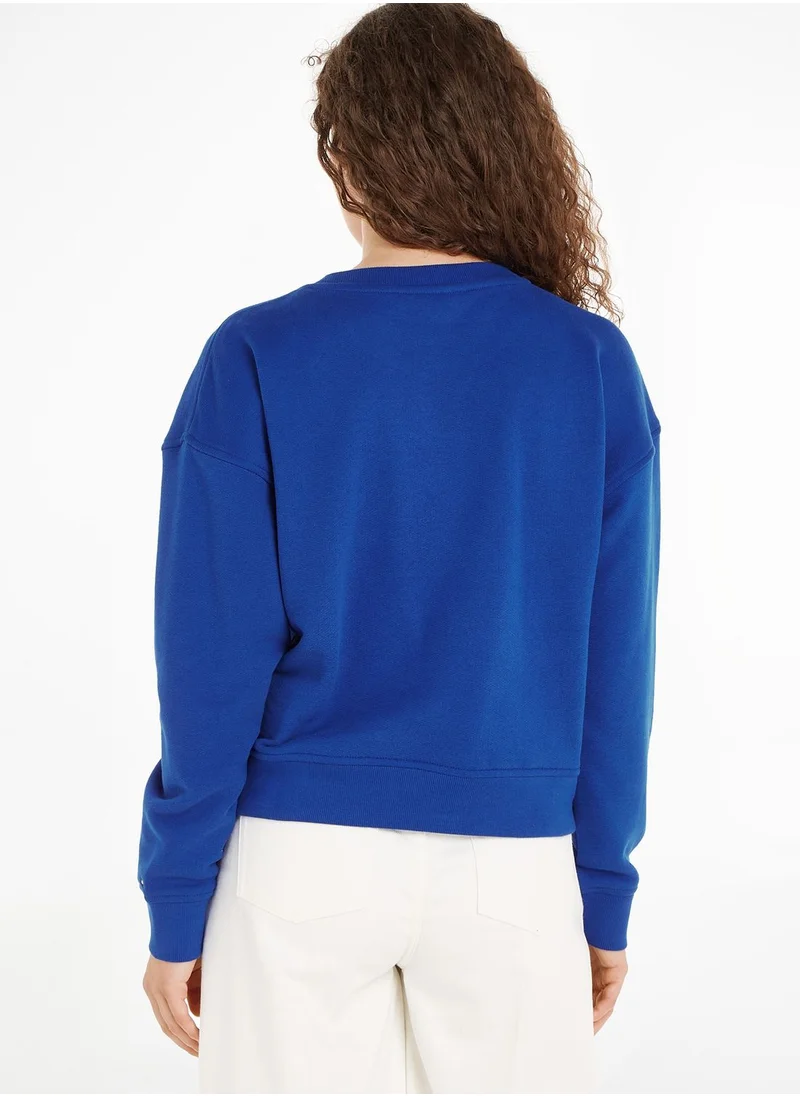 TOMMY HILFIGER Crew Neck Knitted Sweatshirt