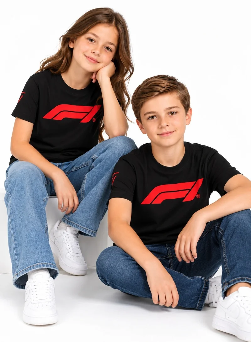 Formula1 FORMULA 1 Kids Logo T-Shirt, Black