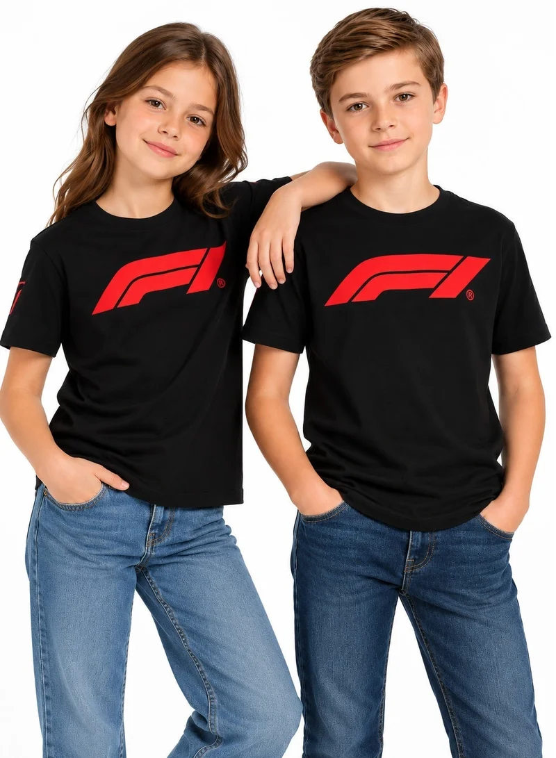 Formula1 FORMULA 1 Kids Logo T-Shirt, Black