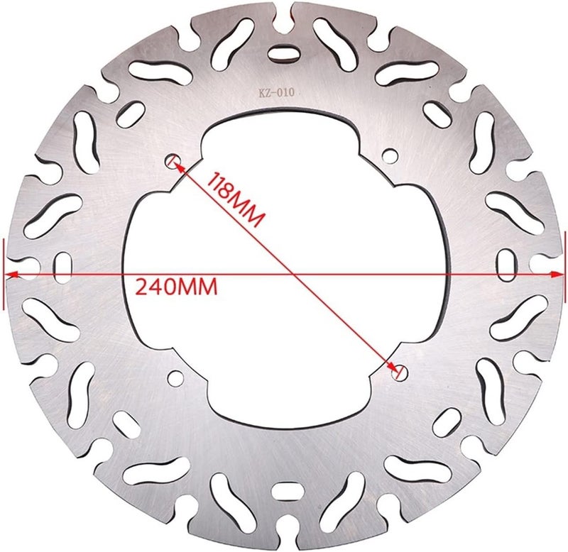 Wivplex Stainless Steel Brake Disc Rotor Set - Image 2