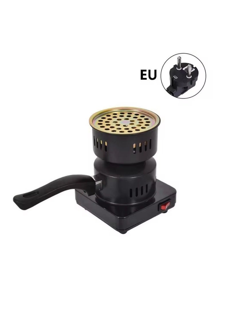 Multifunctional Electric Charcoal Starter & Single Burner with Detachable Handle - Porcelain Coated for BBQ & Coal Lighting - Image 4