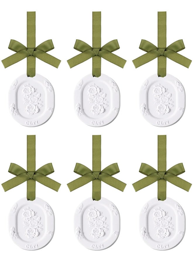 6 قطع موزعات سلبية للزيوت العطرية زهرة السيارة موزع سلبي للزيوت العطرية للغرفة والسيارات والحمام والمنزل والمكتب والسفر - Image 1