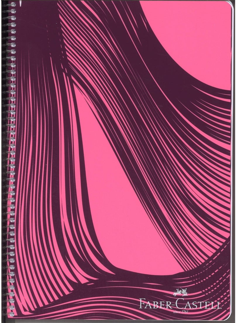 FABER-CASTELL - Waves Cover 140 Pages Spiral Notebook - Image 1
