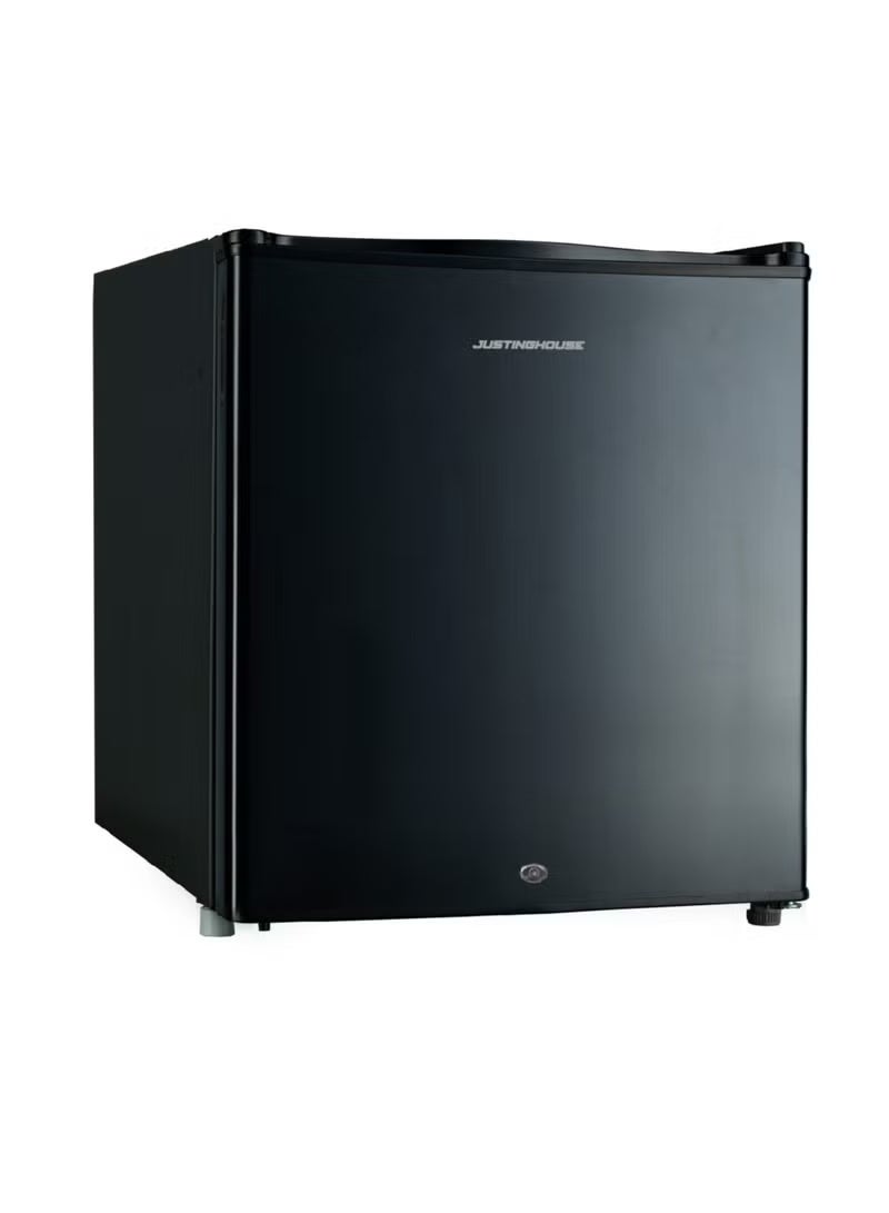جوستنج هاوس JUSTINGHOUSE MINI BAR REFRIGERATOR WITH TOP FREEZER, 1.7 CUBIC FT, COMPRESOR A+, JSRF-49D BLACK - Image 2