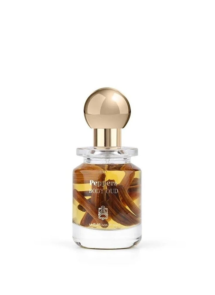 Abdul Samad Al Qurashi Body Oud Peppers Concentrated Perfume Oil 30 ml  - Image 1