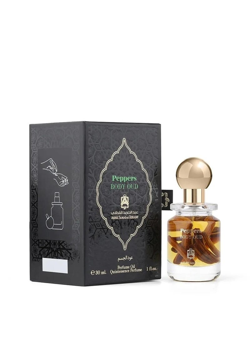 Abdul Samad Al Qurashi Body Oud Peppers Concentrated Perfume Oil 30 ml  - Image 2