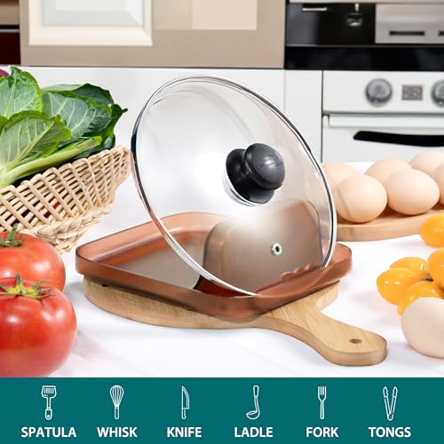 Li & Zhao Li&Zhao Spoon Rest for Stove Top - Kitchen Counter Utensil Rest, Pot Lid Holder, Cooking Spoon Holder - Image 3