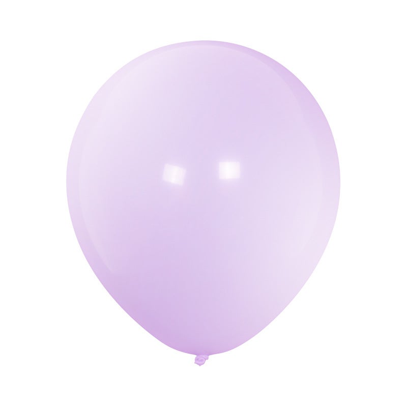 Balloon Wholesale 100 10 Inch 2.2g Round Thickened Latex Balloon Party Decoration Wedding Macaron Balloon Macarons Purple (100)