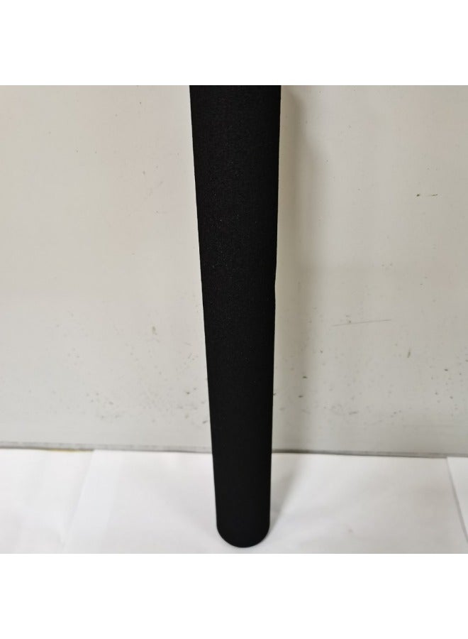 مفتاح ربط من سبائك الألومنيوم دوار 360 درجة ومشبك مؤقت ذاتي وعصا مروحة وإضاءة تصوير وقوس تجميل وعصا رحلات تلسكوبية - اللون: أسود - Image 2