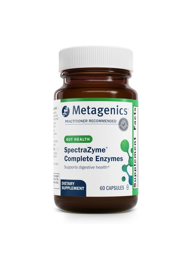 Metagenics SpectraZyme Complete Enzyme Complex - Digestive Enzymes Supplement - Digestive Health for Men & Women* - Non-GMO - 60 Capsules - Image 1