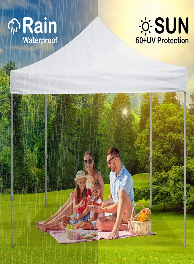 Rinling Canopy Replacement Top, 10x10ft Pop Up Canopy for Outdoor Garden Patio Pavilion Top Cloth Only (Sliver White) - Image 5