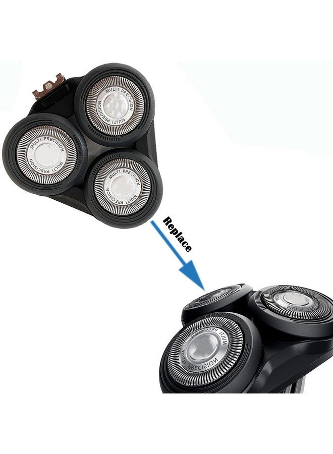 Suleto Sh50 52 Replacement Head Part Fit For Norelco Series 5000 Shaverssh50 Razor Replacement Complete Head Assembly For Series 5000 Shavers Series 5000 (S5Xxx) Aquatouch (S5Xxx) Powertouch (Pt8Xxpt7Xx) - Image 2